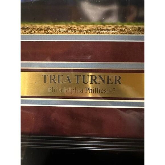 Trea Turner signed autographed Philadelphia Phillies 16x20 Photo Framed Beckett - Picture 5 of 6